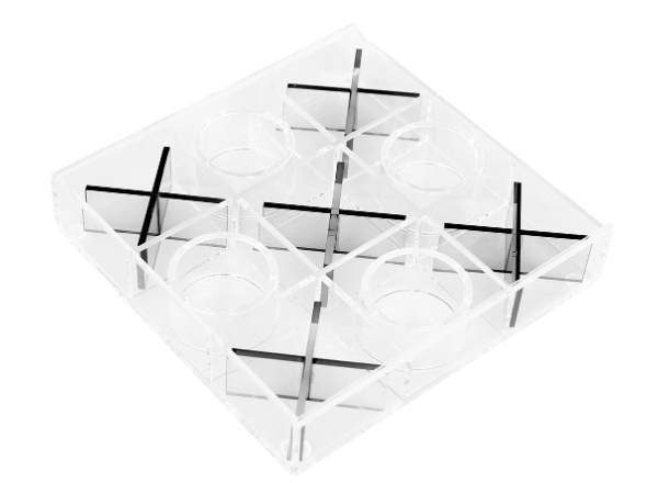 Tic Tac Toe Blanco y negro (Versión mini)