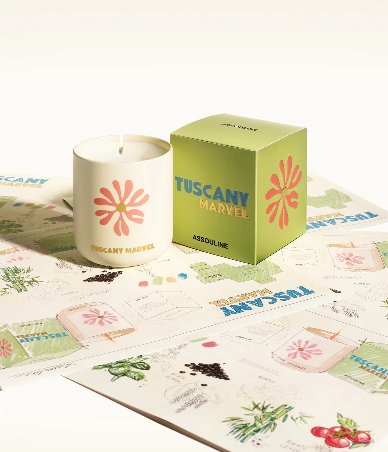 Tuscany Marvel: Travel from Home Candle