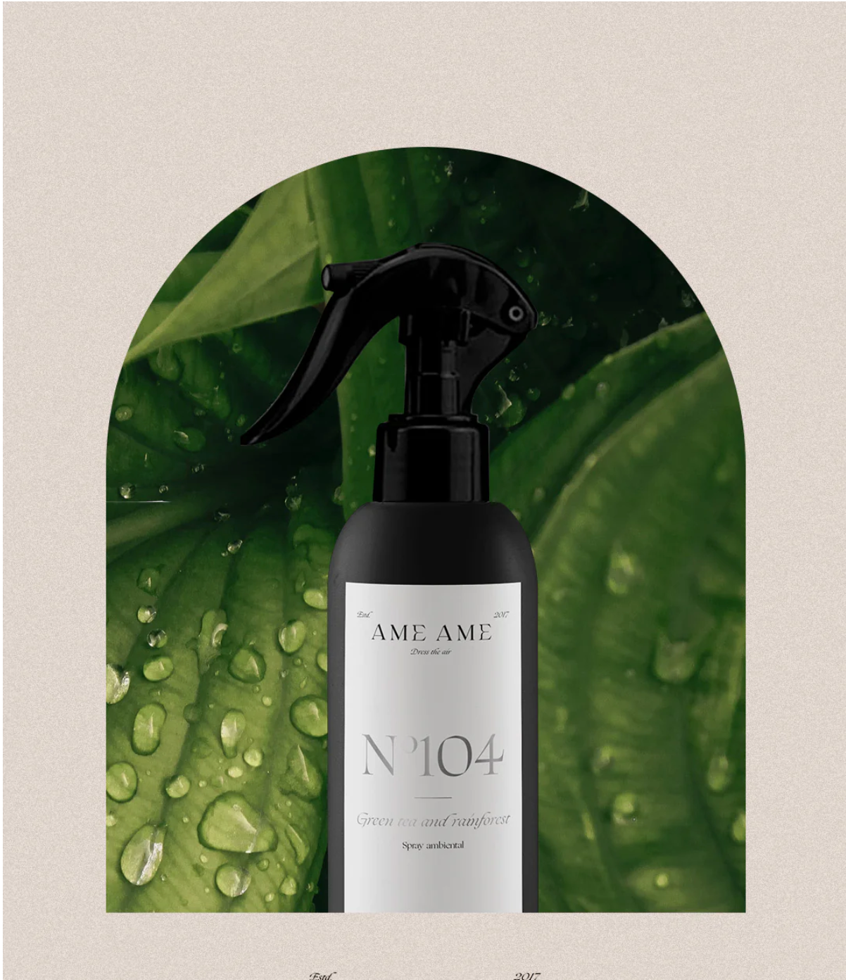 Spray ambiental No. 104 Green Tea & Rainforest